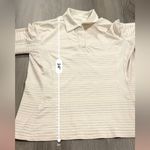 Nike  Golf White Multicolor Pinstripe Long Sleeve Collared Button Jacket‎ Size M Photo 7