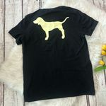 PINK - Victoria's Secret Pink By Victoria’s Secret Campus Crew Neck Signature Dog Tee Shirt Size Large Photo 0