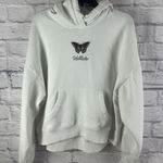 Hollister  Y2K Casual Cozy  Embroidered Butterfly Long Sleeve  Hoodie Size Large Photo 0