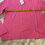 J.Crew NWT  Teddie Pink Cotton Pullover Sweater S Small hole Incl patch Photo 5