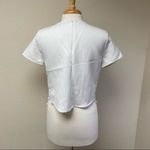 Sugar Lips Sugar + Lips Lace Panel Cropped Top White M Photo 4