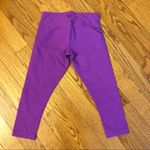 Zobha Cropped Yoga leggings Purple Women's SIZE 4 Photo 3