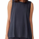 Eileen Fisher  Silk Sleeveless Top Petite Large Photo 0
