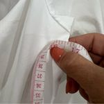 PEARL by Lela Rose button front‎ poplin dress with collar White Women’s SIZE 6 Photo 2