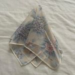 Japanese watercolor floral print bandana 0753 Photo 0