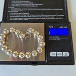 Tiffany & Co. Sterling Silver HardWear 9mm Bead Ball Bracelet 7.5” Photo 4