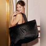 Victoria's Secret  shine Tote Black Bag Photo 1