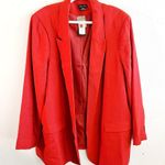 City Chic Blazer Essence Longline Jacket in Rust Orange-Red Sz 24 (XXL) NWT Photo 4