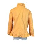 Talbots Orange petite ruffled edge jacket. SIZE: 10P Photo 7