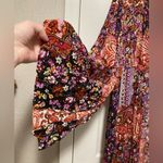 Raga  X Anthropologie Paisley Floral Long Line Kimono Duster Photo 3