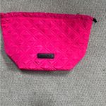 New Lancôme Pink Quilted Women's makeup jewelry Bag Photo 1