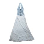 Maygel Coronel Villadiego Dress Artic Blue Elegant Floral Applique NWOT OS $690 Size undefined Photo 1