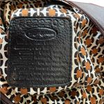 Brighton Barbados Brown Pewter Pebble Leather Zipper Medium Hobo Purse Bag Photo 11