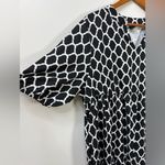 EMERY ROSE Chic Black and White Geometric Summer Maxi Dress size 2XL Photo 4