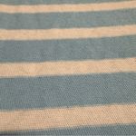 J.Crew  Light Blue and White Striped Long Sleeve Tee Size Small NWT 100% Cotton Photo 4