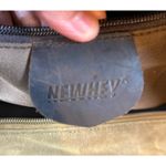 NEWHEY Oversized Travel Duffel Bag Genuine Crazy Horse Leather Waterproof Photo 8