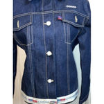 COOGI Womens Dark Blue Denim  Down Under Jacket Medium NWOTS Photo 5