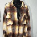 Pretty Garden Women's Plaid Shacket Flannel Size XXL EUC Photo 3