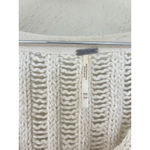 Free People Infinite V Neck Open Weave Knit Oversized Chunky Sweater Layer XS S Photo 9