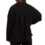 Very J  Oversized Soft Knit Corduroy Blazer Jacket in Black, Size 2X​ Photo 2