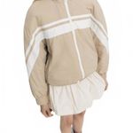 Mango  Bomber Jacket with Padded Inner Beige NWT Large Photo 8