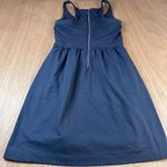 Cynthia Rowley Women’s Dark Gray Fit & Flare Dress M Nylon Spandex Racerback Photo 3