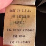 Gianni Vintage Wool Blend Made in the USA Heather Gray Button Down SZ 12 Photo 13