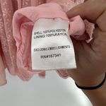 Hello Molly Flower Patch Mini Dress Pink Long Sleeves Floral V-Neck Size 2 XS Photo 10