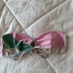 Pastel Colorblock Bandeau Bikini Top Size M Photo 1