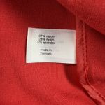 Lane Bryant  Moto Jacket Womens Size 20 Red Ponte Short Asymmetrical Zip Stretch Photo 5