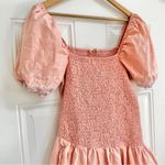 Love Shack Fancy  Ava Puff Sleeve Smocked Dress Photo 7