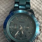 Fossil  Blue Watch Women’s Titanium Water Resistant Round Photo 3