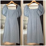 Sachin + Babi Sachin Babi X Dillards Light Blue Puff Sleeve Dress Photo 3