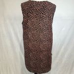 H&M black and pink dot V-neck shirt shift dress size 12 Photo 2