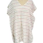Eileen Fisher NEW Linen striped Beach cover-up size small NWT Photo 0