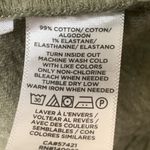 Loft  Women Size 27‎ The Curvy Straight Crop Denim Green Jeans Photo 9