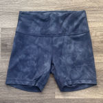 Lululemon athletica Navy Tie-Dye Bike Shorts 6” Diamond Dye 10 Photo 0