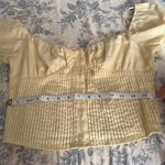 Isabelle's Cabinet Isabelle’s Cabinet Yellow Lace Trimmed Top Photo 3