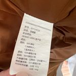 Tan Puffer Duck Jacket for Women Brown Size M Photo 11