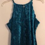 BCX NEW Velvet Dress Teal Dress with side pockets size S Photo 3
