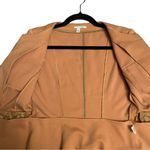 Halogen Women's Tan MOTO Jacket with Zip Closure & Pockets Photo 7