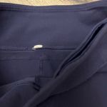 Alo Yoga Blue Mesh Panel Crop Leggings | Navy Blue Photo 5