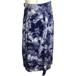 Worthington Vintage High Waist Floral Pleated Midi Skirt Photo 60