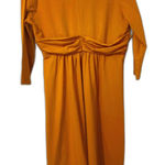 Jessica London  NWOT Size 14W Plus Knit‎ Surplice Midi Day Dress Ultra Orange Photo 0