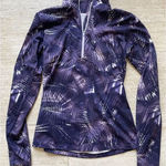 Nike  Pro‎ Warm Dri-Fit Half-Zip Top in Purple Dynasty Bleach Lilac size L Photo 0