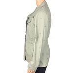 Talbots sage green 100% Cotton jacket with tie waist & POCKETS. SMALL. EUC Photo 6