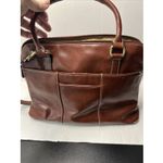 Giani Bernini  Turn-Lock Glazed Dome Satchel Saffiano Brown Photo 3