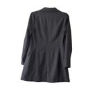 NBD Womens Open Front Long Sleeve Blazer Jacket Striped Faux Pocket Size S Photo 1