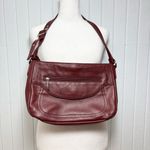Stone & Co. Deep Red / Burgundy Leather Shoulder Bag Photo 3