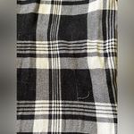 American Bazi Black and white plaid cotton pants size large Photo 3